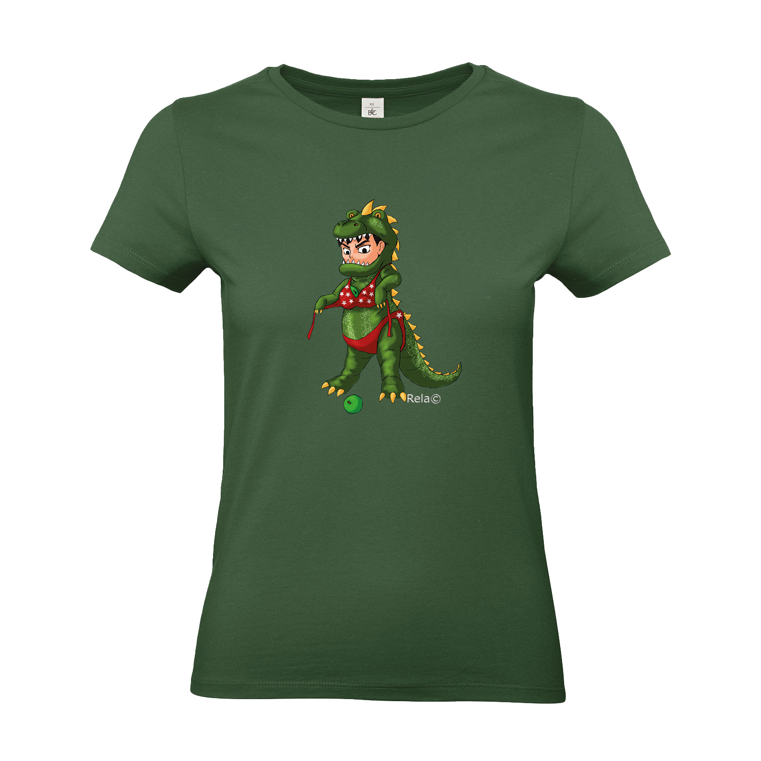 T-Shirt tailliert »DinoPuke Bunt« 
