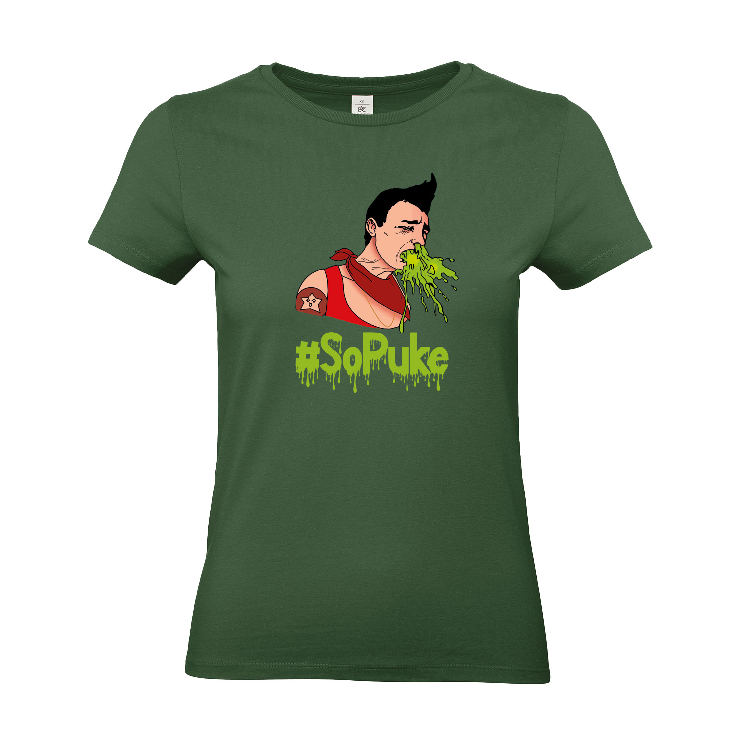 T-Shirt tailliert »#SoPuke«  