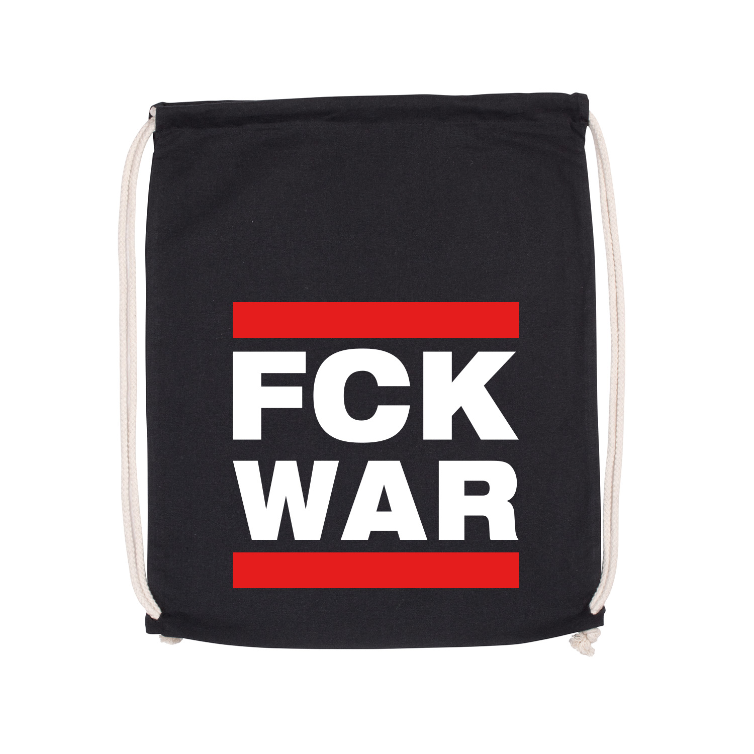 Turnbeutel »FCK WAR«       