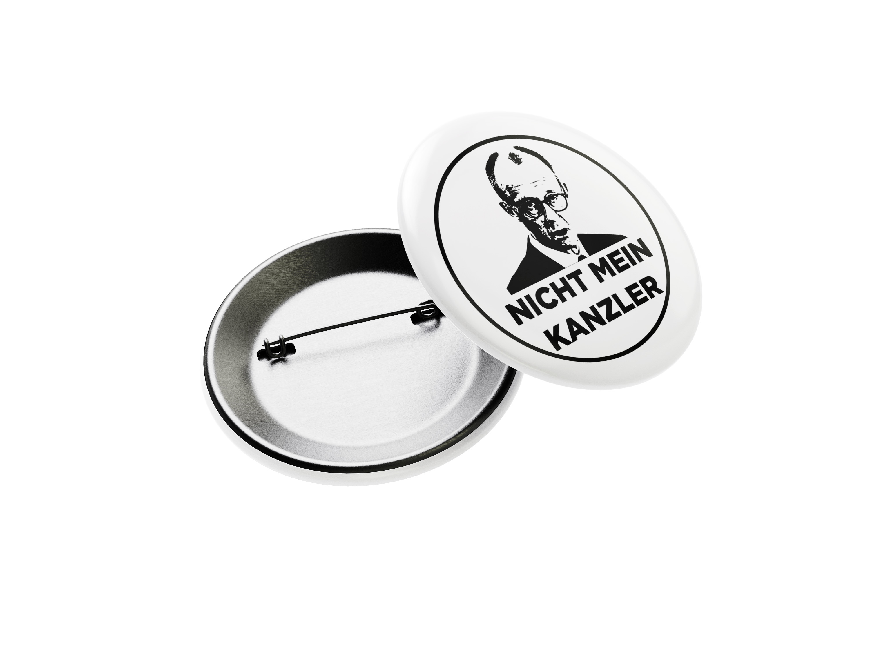 Button »Nicht mein Kanzler« (Ø 32 mm)