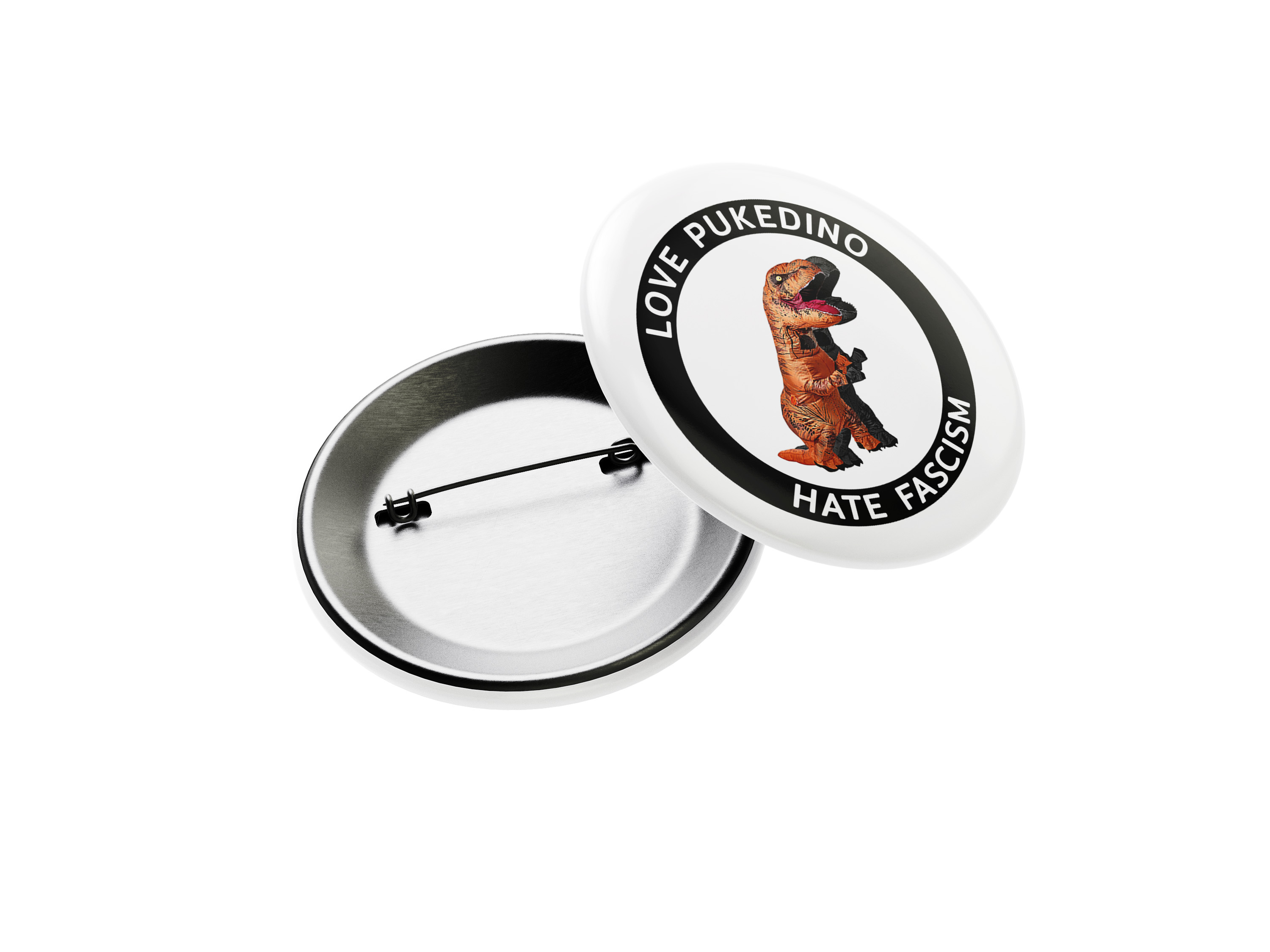 Button »Love PukeDino« (Ø 32 mm)