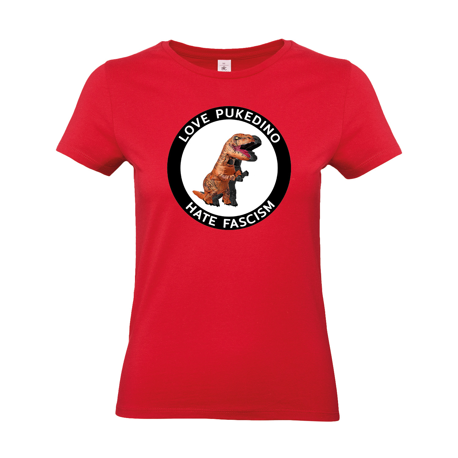 T-Shirt tailliert »Love Pukedino«   