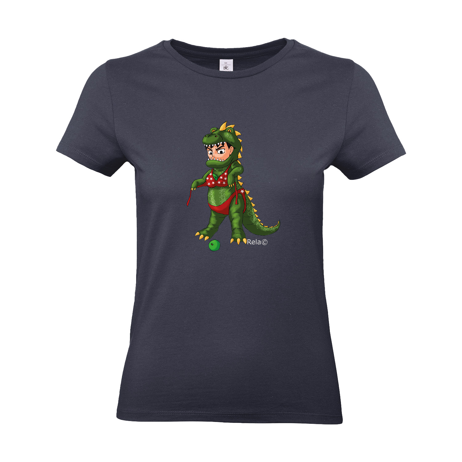 T-Shirt tailliert »DinoPuke Bunt« 
